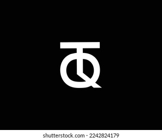 TQ QT Logo design vector template