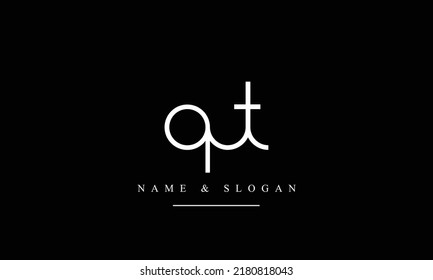 TQ, QT, T, Q abstract letters logo monogram