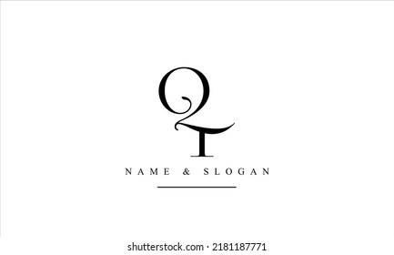 TQ, QT, T, Q abstract letters logo monogram