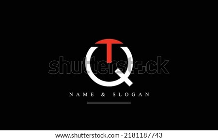 TQ, QT, T, Q abstract letters logo monogram