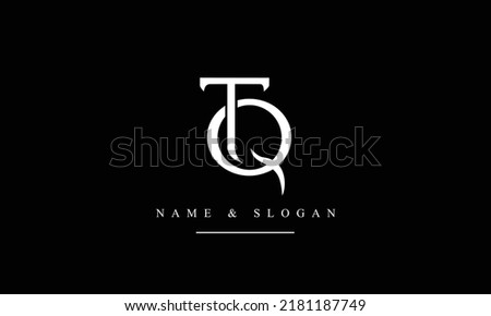 TQ, QT, T, Q abstract letters logo monogram