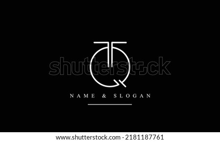 TQ, QT, T, Q abstract letters logo monogram
