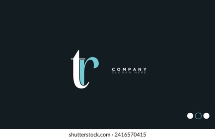  TR Alphabet lettres Initiales logo RT, T et R