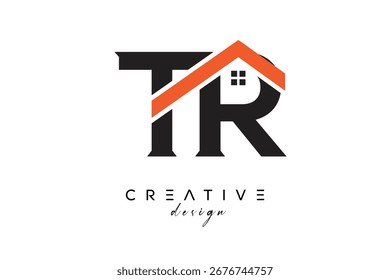 TR Creative Real Estate Architecture Monograma y Home Logo