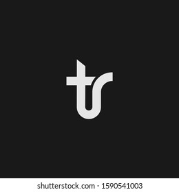 TR  font designs for logo and icons