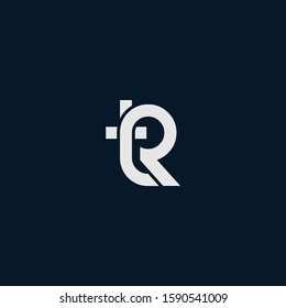 TR  font designs for logo and icons