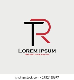 TR letter design business logo vector