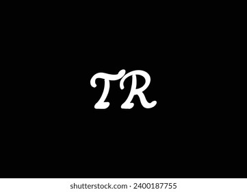 TR letter logo design and initial logo