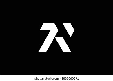 TR letter logo design on luxury background. RT monogram initials letter logo concept. TR icon design. RT elegant and Professional white color letter icon design on black background.