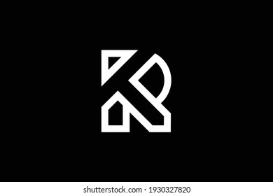TR letter logo design on luxury background. RT monogram initials letter logo concept. TR icon design. RT elegant and Professional white color letter icon design on black background.
