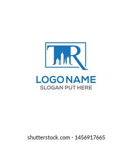 TR Letter logo design template