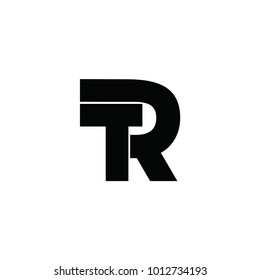 tr letter vector logo