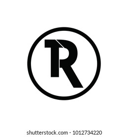 tr letter vector logo