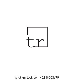 TR line concept logo in high quality professional design that will be best for your companies