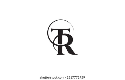 tr diseño de logotipo, letra inicial tr icono diseño Vector Plantilla, RT, TR, R, T letras abstractas logo monograma, moderno creativo único elegante mínimo