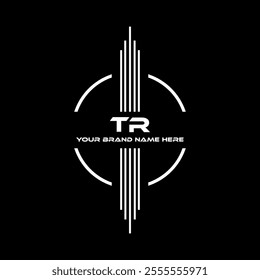 TR logo design, TR simple and modern logo. TR luxurious alphabet design