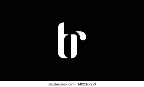 Tr Logo Design Template Vector Illustration Stock Vector (Royalty Free ...