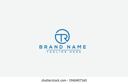 TR Logo Design Template Vector Graphic Branding Element.