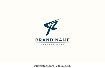 TR logo Design Template Vector Graphic Branding Element.