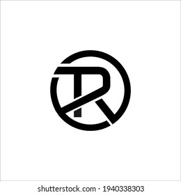 TR Logo Design Vector Sign 
