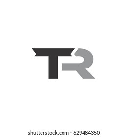 TR logo letter design