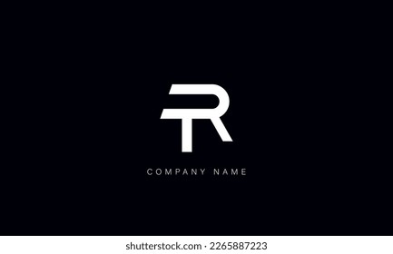 TR, RT, Abstract Letters Logo Monogram
