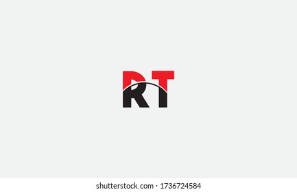 TR or RT letter logo. Unique attractive creative modern initial TR RT R T initial based letter icon logo