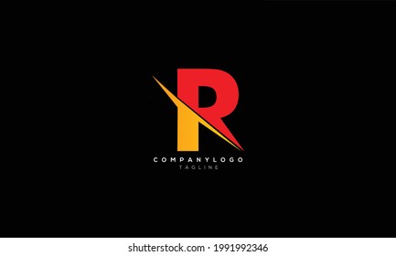 TR RT T Y R Resumen diseño del logotipo de la letra inicial del monograma