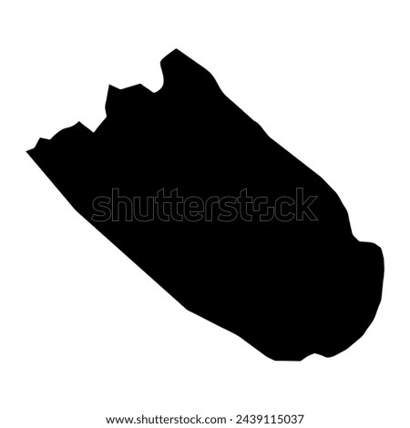 Tra Vinh province map, administrative division of Vietnam. Vector illustration.