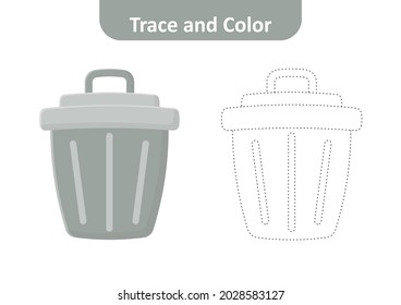 Trace and color, bin vector