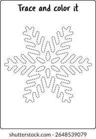Trace and Color Christmas Bells Activity