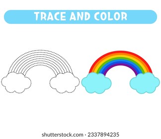 Rainbow Dots Vector Art & Graphics