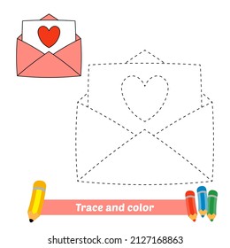 Titel und Farbe für Kinder, Umschlag, Vektorgrafik