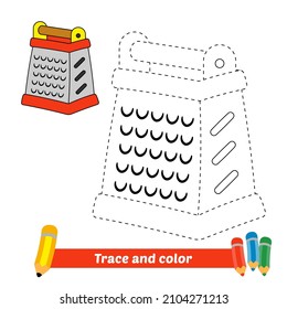 Rastreo y color para niños, vector más grande