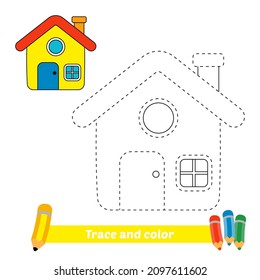 trace house kids images stock photos vectors shutterstock