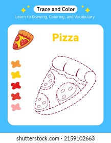 1,256 Pizza coloring page Images, Stock Photos & Vectors | Shutterstock