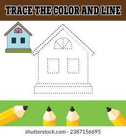Trace the line and color