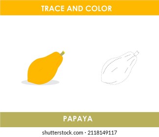 Trace the line and color the picture