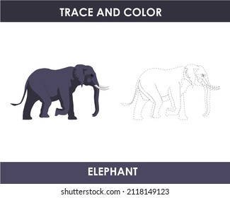 Trace the line and color the picture