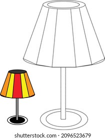 trace the line and colour Lamp