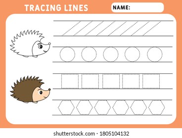 alphabet tracing worksheet preschool kindergarten improve stock vector royalty free 1649818690 shutterstock