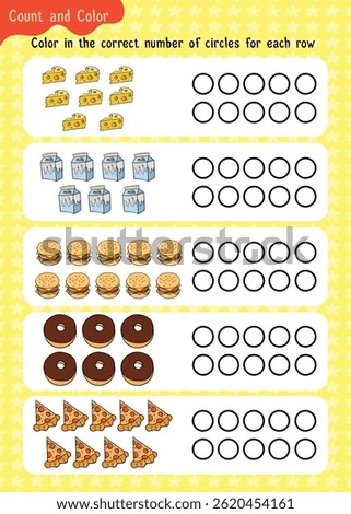 Trace Numbers, Count and Color