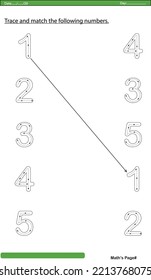 Trace and Write 1 2 3