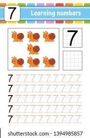 Trace Write Handwriting Practice Learning Numbers Stock Illustration 1412859734 Trace Write Handwriting Practice Learning Numbers Stock Illustration 1412859734