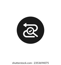 traceability icon vector or traceability sign vector isolated. Best traceability icon vector for apps, websites, traceability design element and more.