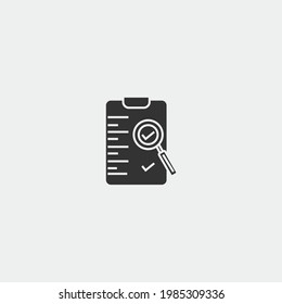 Traceability vector icon illustration sign