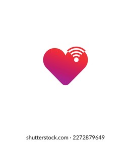 Traceable heart treatment method symbol. Vector