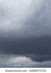 Reißende Vektorgrafik. Himmel. Wolkenkratzer. Schau dir den Himmel an. Hintergrundbild. Frühling. Herbst. Sommer.