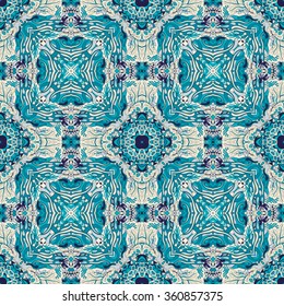 Tracery binary monochrome pattern. Mehendi carpet design. Neat even harmonious calming doodle texture. Also seamless. Indifferent discreet. Ambitious bracing usable, curved doodling mehndi. Vector.