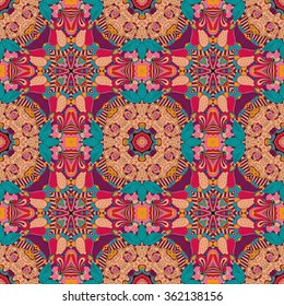 Tracery binary monochrome pattern. Mehendi carpet design. Neat even harmonious calming doodle texture. Also seamless. Indifferent discreet. Ambitious bracing usable, curved doodling mehndi. Vector.